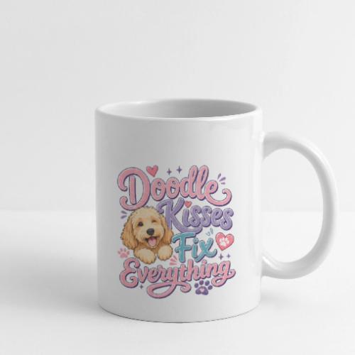 Doodle Kisses Fix Everything Dog Lover Gift - Coffee/Tea Mug