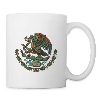 Coat of arms of Mexico - Coffee/Tea Mug - white - Right