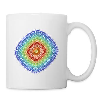Cathedral of Chaos – Fractal Geometry - Coffee/Tea Mug - white - Right