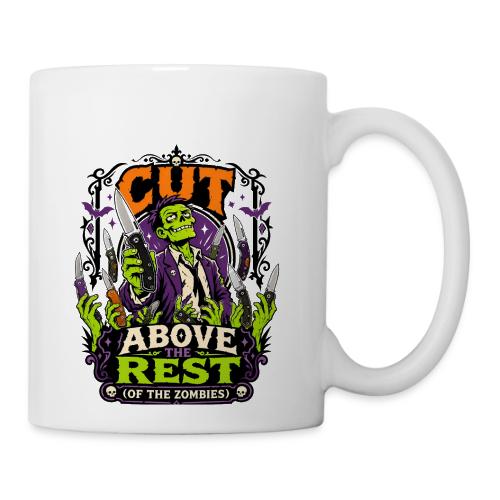 Cut Above The Rest Zombie Pocket Knife Halloween - Coffee/Tea Mug