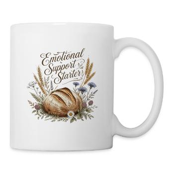Emotional Sourdough Starter - Coffee/Tea Mug - white - Right