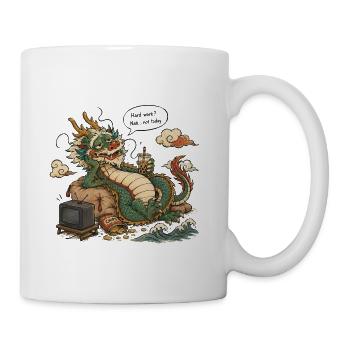Lazy Dragon - Coffee/Tea Mug - white - Right