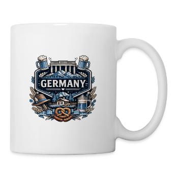 Vintage-German-Heritage-Oktoberfest-Berlin-Gate-- - Coffee/Tea Mug - white - Right