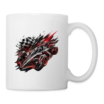 Nebula Racer Neon Velocity - Coffee/Tea Mug - white - Right