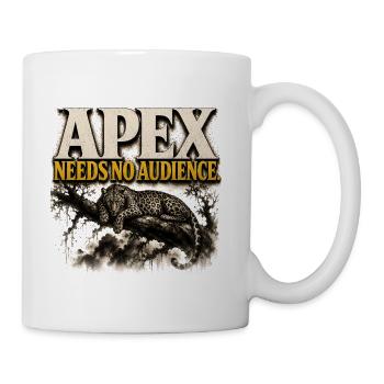 Leopard Predator Mindset Gym Workout Tee - Coffee/Tea Mug - white - Right