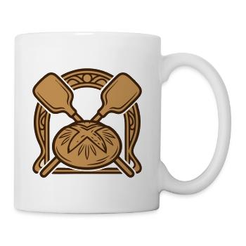 Bakers Peel Bread Crest - Coffee/Tea Mug - white - Right