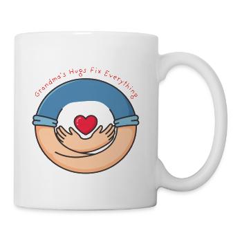 Grandma's Hugs Fix Everything - Coffee/Tea Mug - white - Right