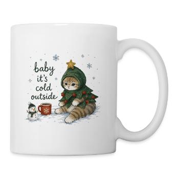 baby it's cold outside - Coffee/Tea Mug - white - Right