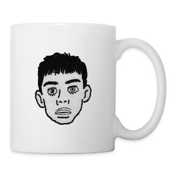 Sketched Wizm - Coffee/Tea Mug - white - Right