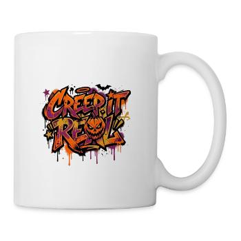 Creep It Real Graffiti Halloween - Coffee/Tea Mug - white - Right