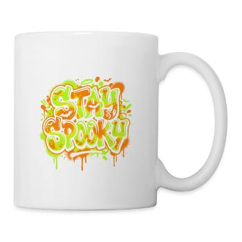 Stay Spooky Graffiti Glow - Coffee/Tea Mug - white - Right