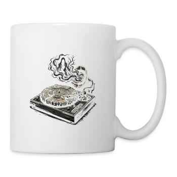 Haunted Phone Booth Spooky Forest Retro Horror - Coffee/Tea Mug - white - Right