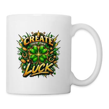 Create Your Own Luck - Coffee/Tea Mug - white - Right