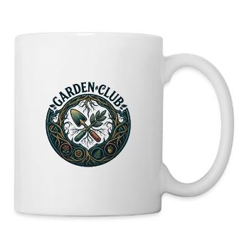 Garden Club Emblem: Roots and Tools - Coffee/Tea Mug - white - Right