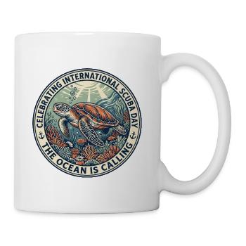 Oceanic Odyssey: Dive into the Sea! - Coffee/Tea Mug - white - Right