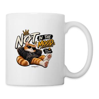 Not In The Mood Cat – Try Again Tomorrow - Coffee/Tea Mug - white - Right