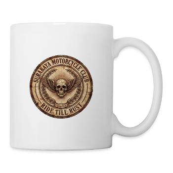 Surabaya MC Vintage Skull Badge - Coffee/Tea Mug - white - Right