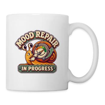 Wood Repair In Progress - Coffee/Tea Mug - white - Right