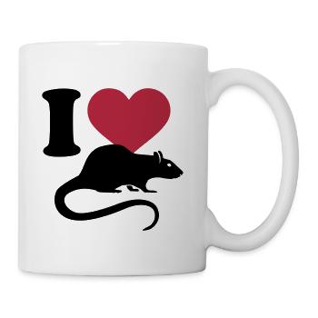 Rat - Coffee/Tea Mug - white - Right