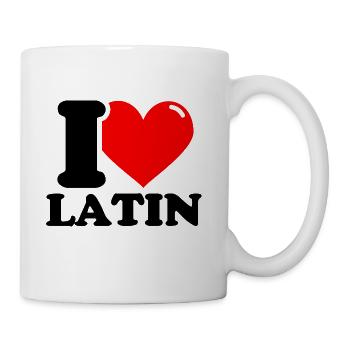 I Love Latin - Coffee/Tea Mug - white - Right