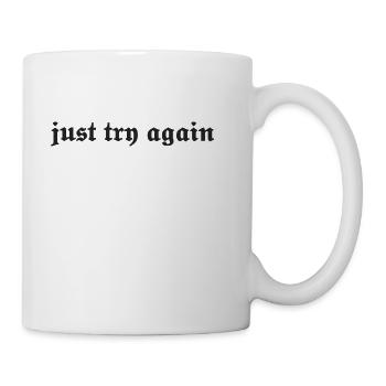 Striving towards the goal - Coffee/Tea Mug - white - Right