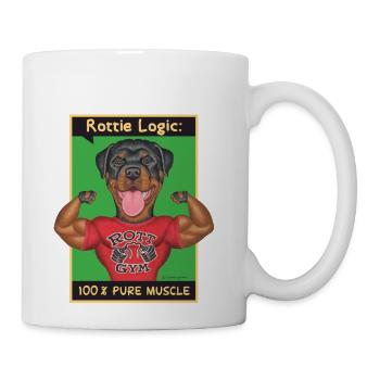 Rottweiler Logic - Coffee/Tea Mug - white - Right