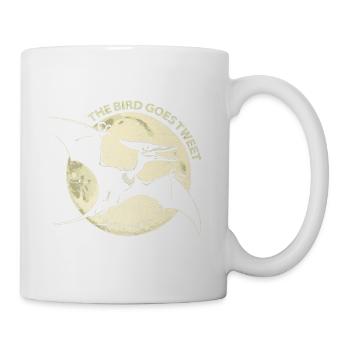 Bird Goes Tweet Premium - Coffee/Tea Mug - white - Right