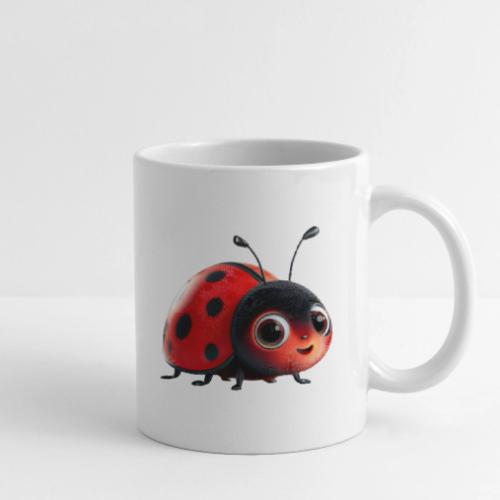 Adorable Cartoon Ladybug with Big Eyes - Coffee/Tea Mug