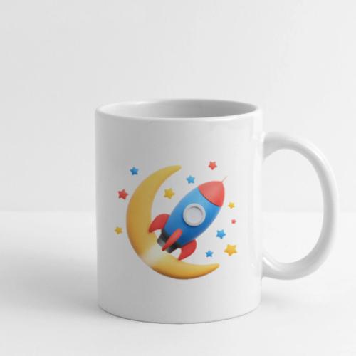 Rocket to the Crescent Moon - Coffee/Tea Mug