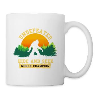 Bigfoot World Champion Hide and Seek - Coffee/Tea Mug - white - Right