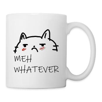 Meh Whatever - Coffee/Tea Mug - white - Right