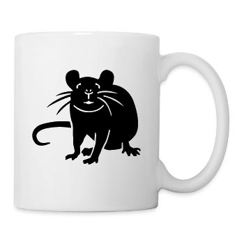 Rat - Coffee/Tea Mug - white - Right