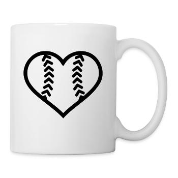 Softball - Coffee/Tea Mug - white - Right