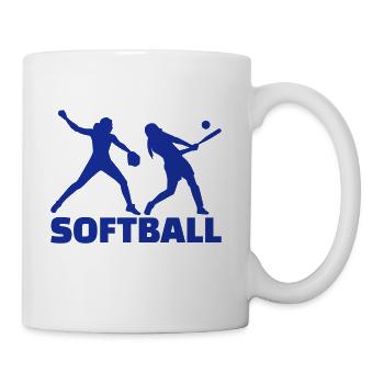 Softball - Coffee/Tea Mug - white - Right