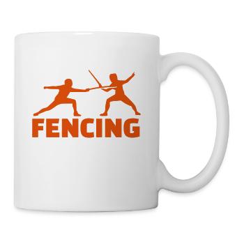 Fencing - Coffee/Tea Mug - white - Right