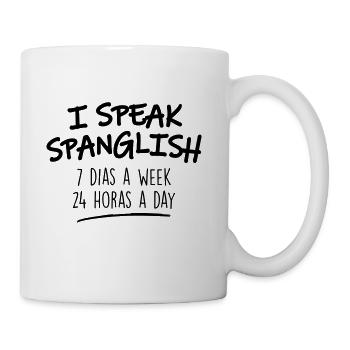 I SPEAK SPANGLISH - Coffee/Tea Mug - white - Right