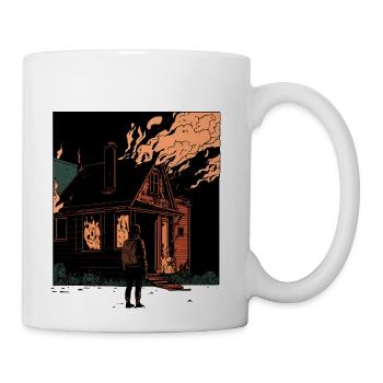 Burning Down the House - Coffee/Tea Mug - white - Right