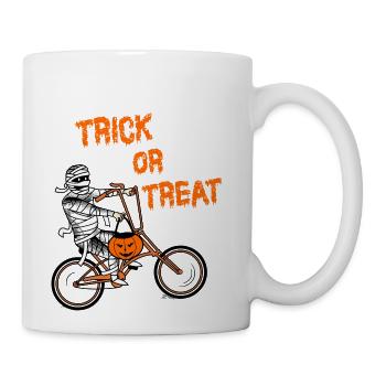 Trick Or Treat Mummy - Coffee/Tea Mug - white - Right