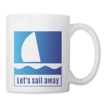 Sail Away With Me - Coffee/Tea Mug - white - Right