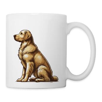 Golden Retriever - Coffee/Tea Mug - white - Right