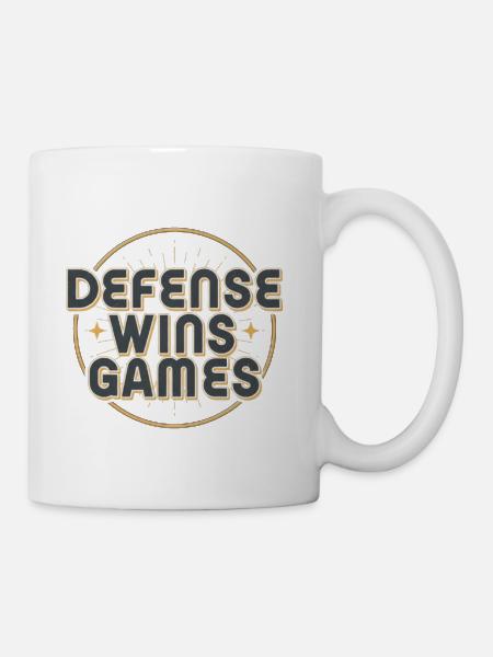 Defense Wins Games - Coffee/Tea Mug - white