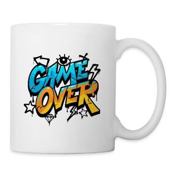 Game Over Neon Splash - Coffee/Tea Mug - white - Right