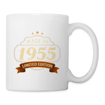 Vintage 1955 Limited Edition Badge - Coffee/Tea Mug - white - Right