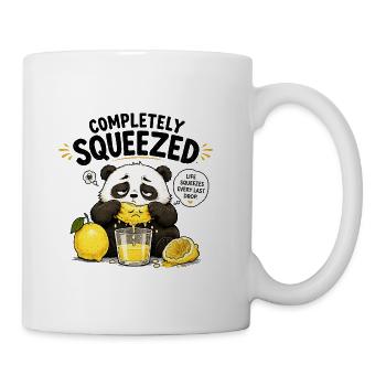 Panda Squeeze Lemon: Sour Life Moments - Coffee/Tea Mug - white - Right