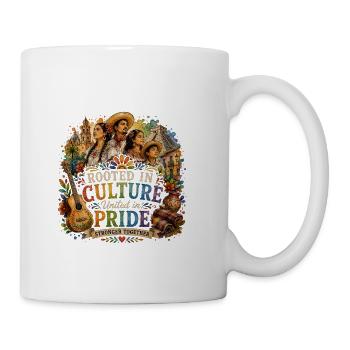 Rooted in Culture Hispanic Heritage Month Shirt Pr - Coffee/Tea Mug - white - Right