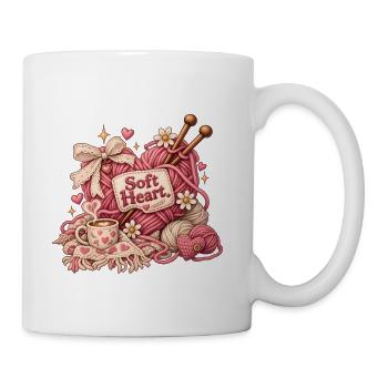 Soft Heart. - Coffee/Tea Mug - white - Right