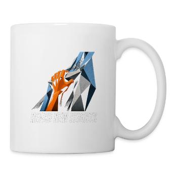 Reach New Heights Geometric Summit - Coffee/Tea Mug - white - Right