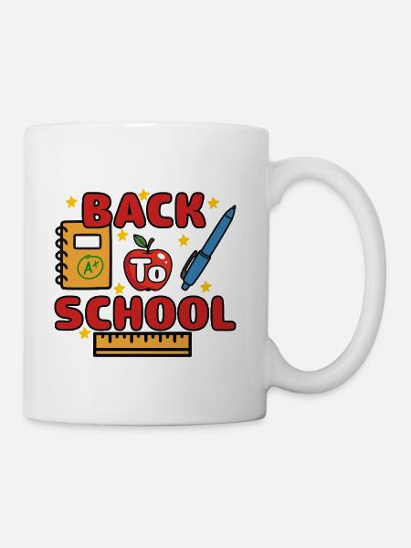 Back To School Cute Cute Teacher Student Kids Gift - Coffee/Tea Mug - white