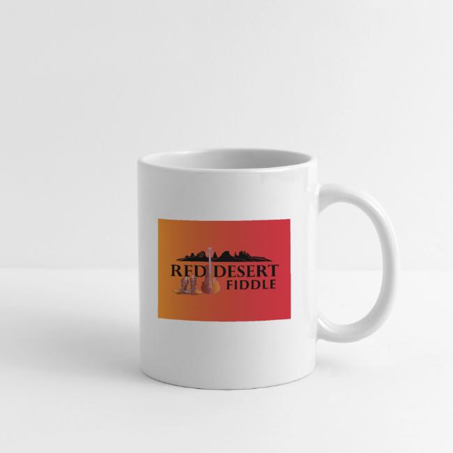 Red Desert Fiddle - Black Text Transfer Patch