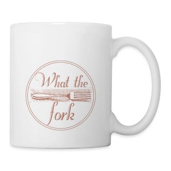 What the Fork - Coffee/Tea Mug - white - Right